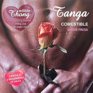 HOTFLOWERS - PERIZOMA UOMO+ 2 CAPEZZE IN WAFER ALLA FRAGOLA /es/pt/en/fr/it/